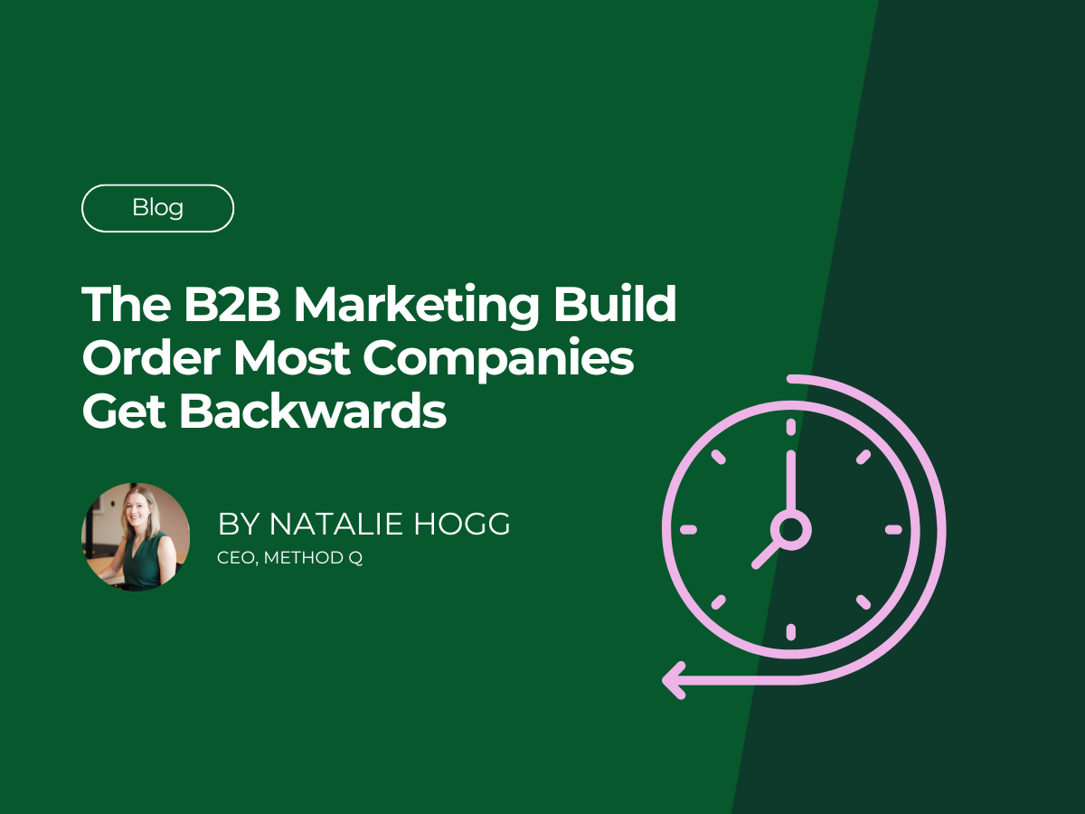 B2B marketing not working